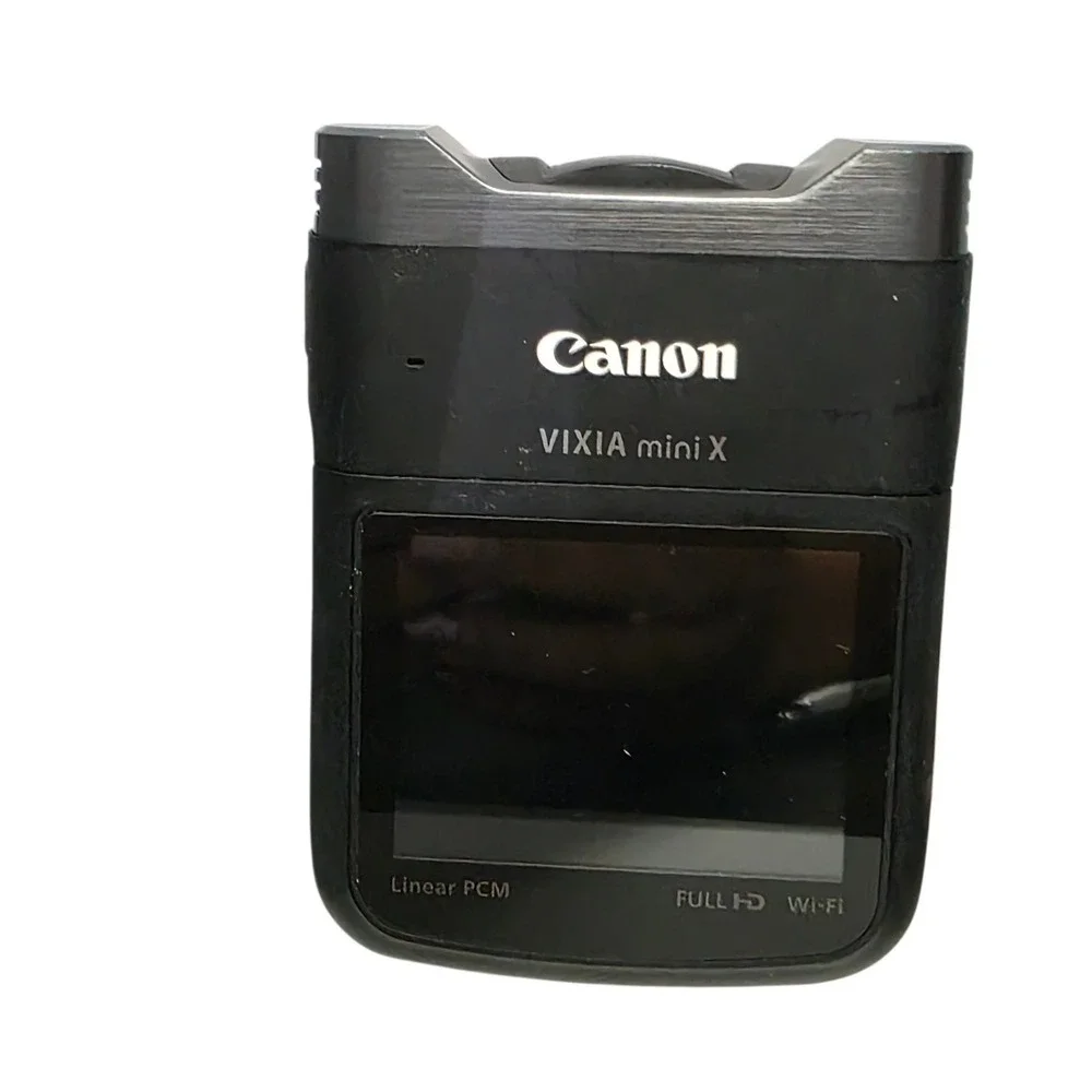 Canon Vixia Mini X Full HD Wi-Fi Camcorder 64GB SD Card‎ Charger